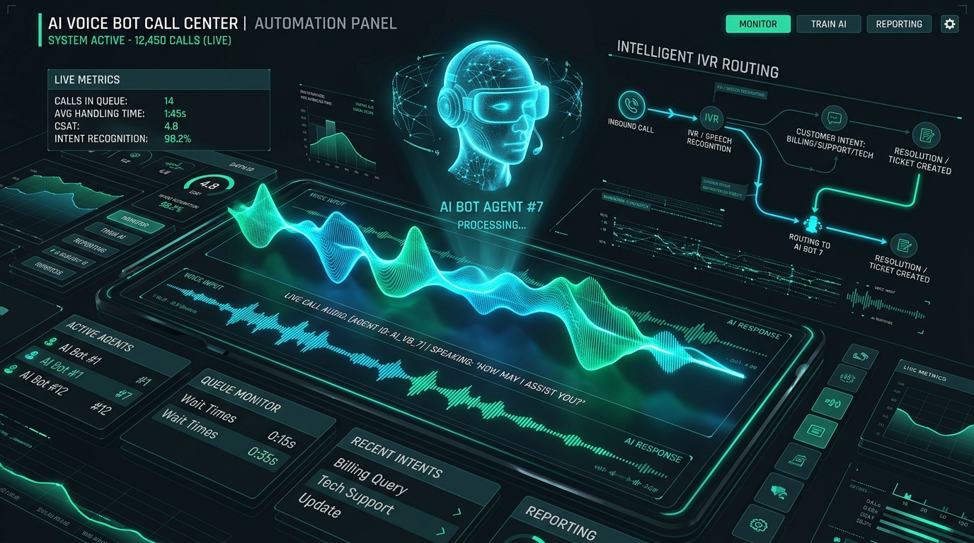 AI CALL CENTER & VOICE BOTS
